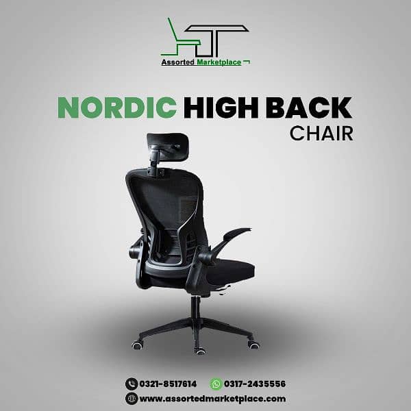 High Back Executive Chair - Ergonomic Chair - Manager Chair 9
