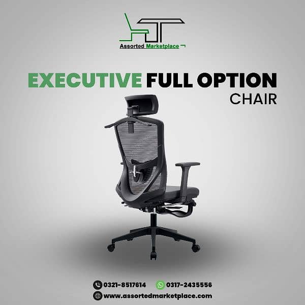 High Back Executive Chair - Ergonomic Chair - Manager Chair 12