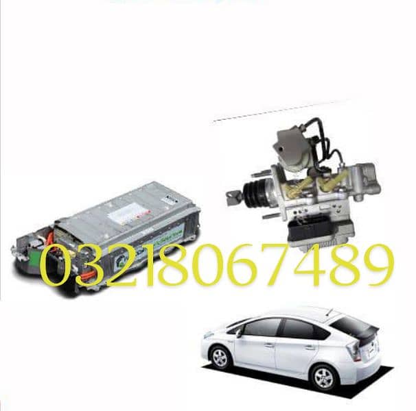 Hybrid Toyota Prius aqua axio fieldre alpha battery and ABS available 0