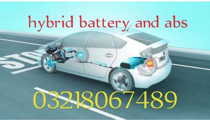Hybrid Toyota Prius aqua axio fieldre alpha battery and ABS available 1