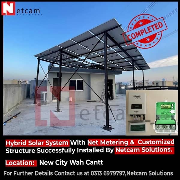 Solar system ongrid, Hybrid and off grid wth Netmeteringi 6