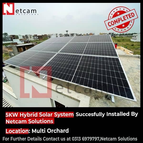 Solar system ongrid, Hybrid and off grid wth Netmeteringi 7