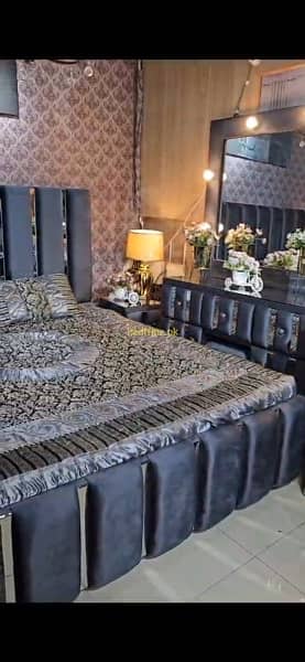 Bedroom furniture ( Bed+ side tables +dressing + coffee chairs) 3