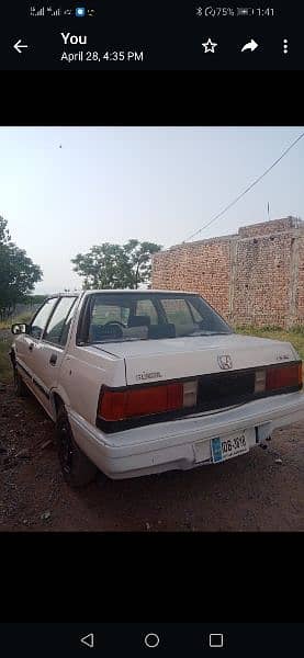 Honda civic 1984 model islamabad number 2