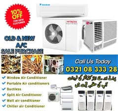 Ac sale & Purchase old and used /dc inverter ac / split ac / window ac