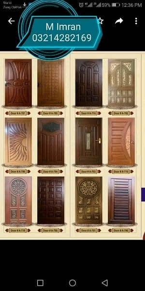 All Fiber, Ply Wood Doors + PVC Available 10