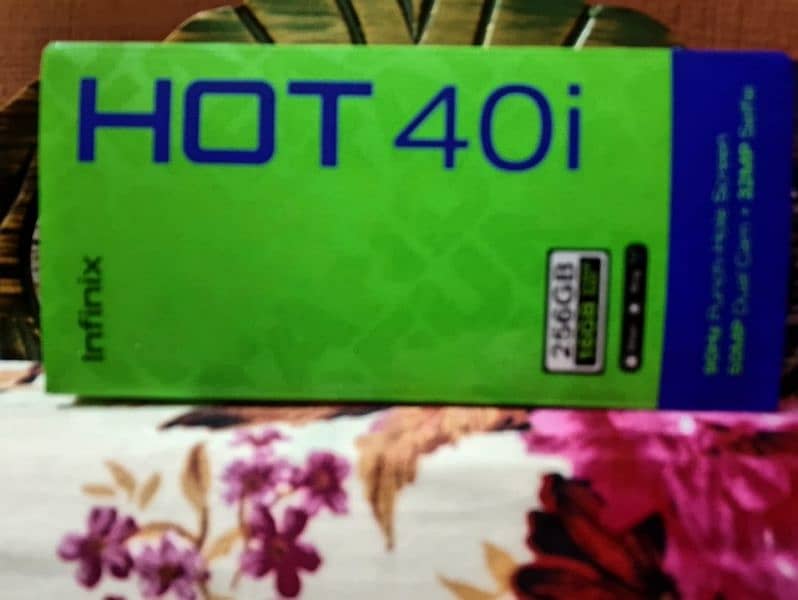 infinix hot 40i 1 month use condition 10/10 all ok 16/256 GB 1