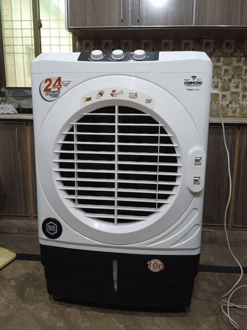 Super Diamond Room Air Cooler With 3 Ice box Botal 0