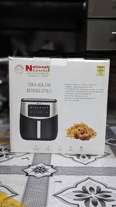 national gold air fryer 6 litre capacity 0