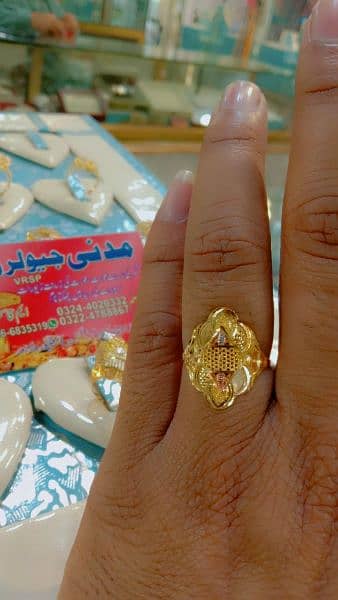 gold ring new design 21 carat 2