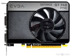 GT 740 EVGA FTW GRAPHICS CARD GPU