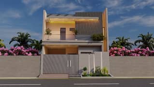 City Garden Town Green Orchard 6 Marla Double Storey Brand New Stylish House For Sale