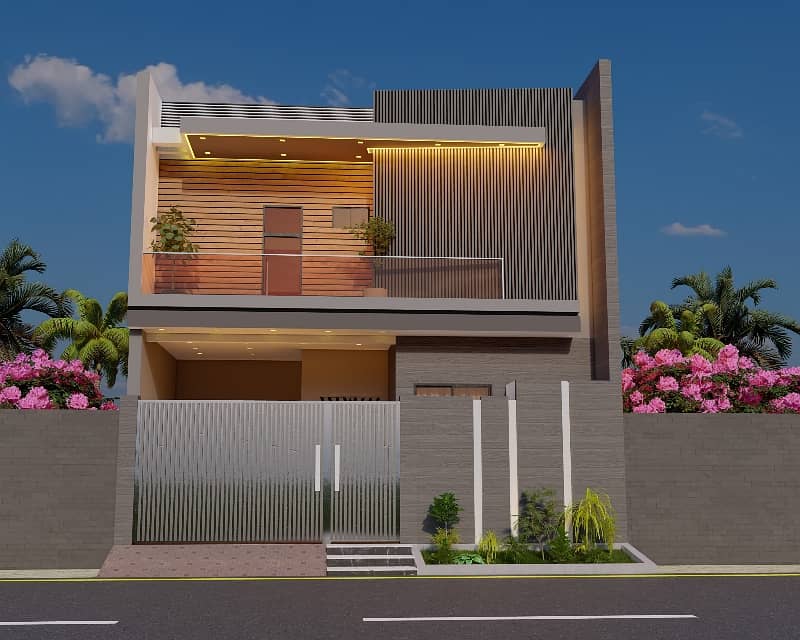City Garden Town Green Orchard 6 Marla Double Storey Brand New Stylish House For Sale 1