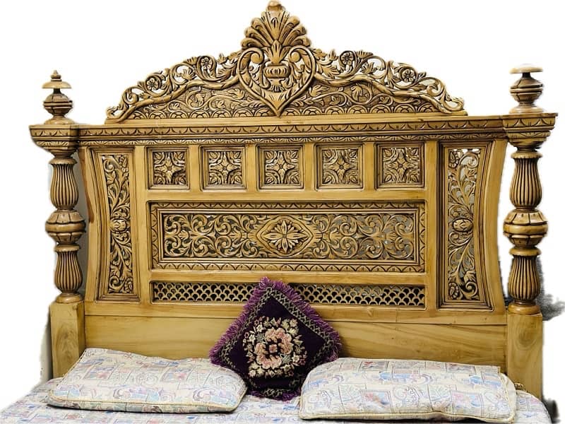 Pure wooden hand made Bed set 0