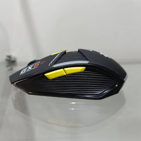 GX6 2.4ghz Wireless Mouse Rechargeable RGB Silent ClickGaming Mouse 6