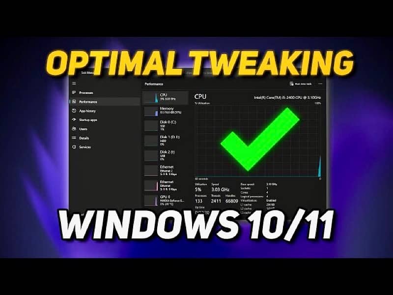 Windows 10/11 Optimization - Laptop/Computer/PC for Performance 1