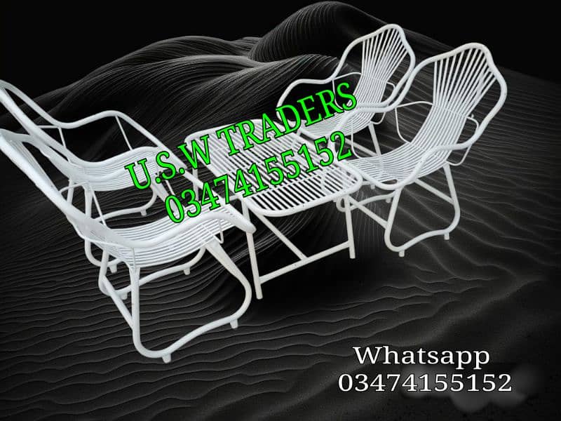 iron garden chairs table outdoor furniture rack decor table 2