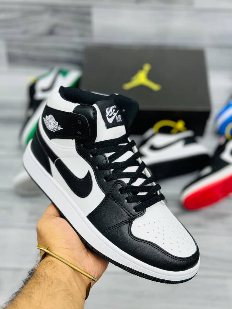 Shoes Nike Air Jordan 1 Hightops Black/White 0