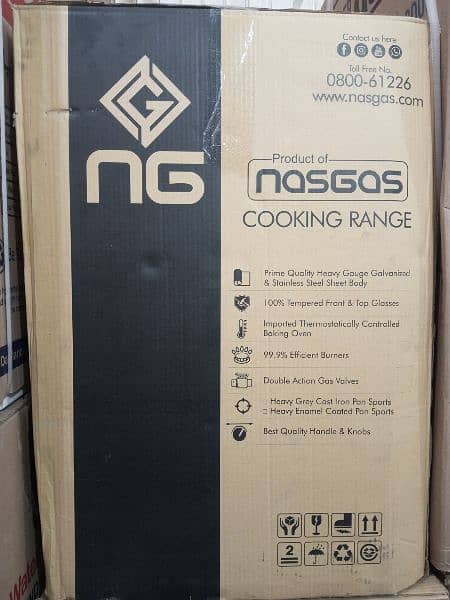 nasgas cooking range 438 0
