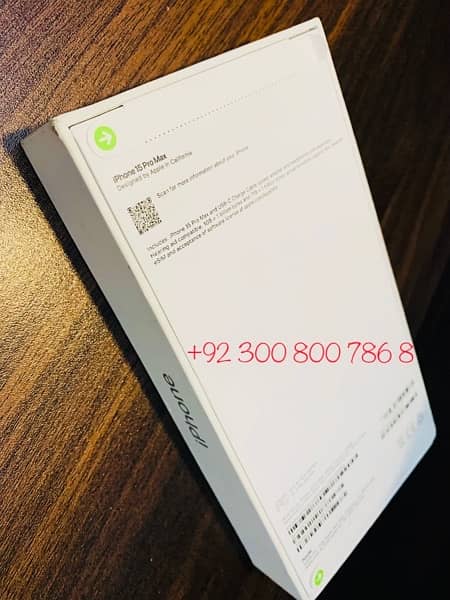 Sealed Box Packed 1 Year Warranty Apple iPhone 15 Pro Max White Silver 2