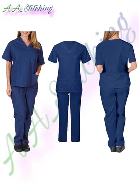2 pcs/set Hospital scrub suits for Doctor and Nurse for using hospital 5