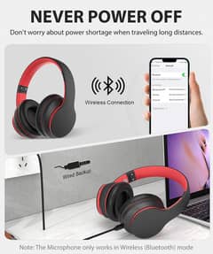 Wireless Bluetooth Headphones with Mic (AB)