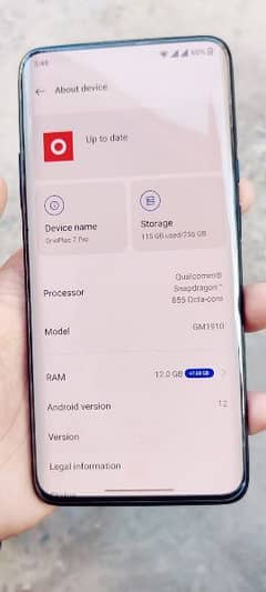 Oneplus 7 Pro 12 256 offical Pta Approved with box 0