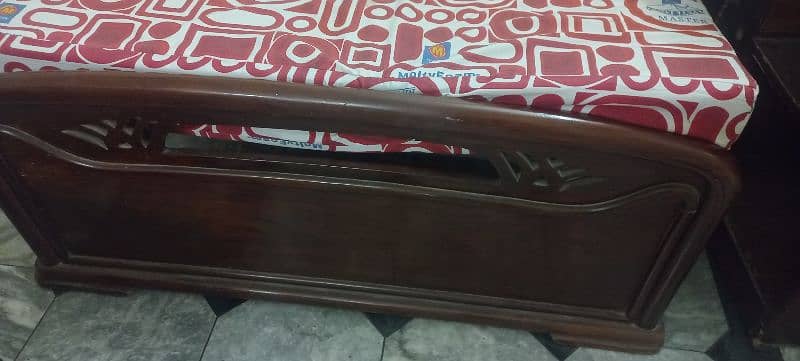 Single Bed  With Master Molty Foam ,Nice Condition 2