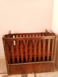 Full Size Wooden Babycot