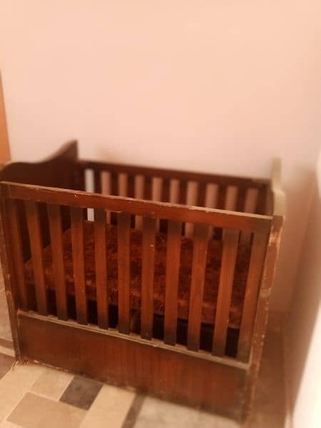 Full Size Wooden Babycot 1