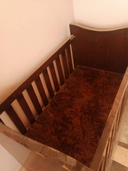 Full Size Wooden Babycot 2