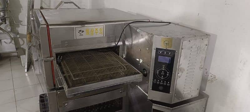fast food delivery bags// pizza oven deck and conveyor// dough machine 3