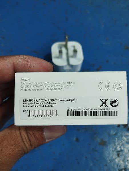 original iPhone 20w charger 1