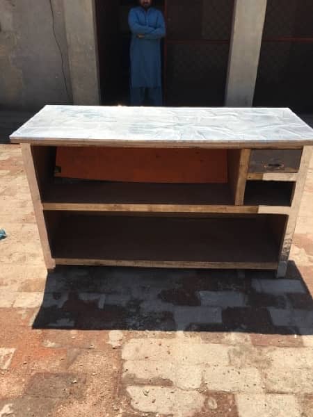 Counter for sale cover with metal waterproof sheet 3