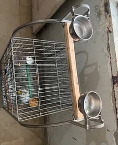 parrot cage gray kk2 Amazon cages