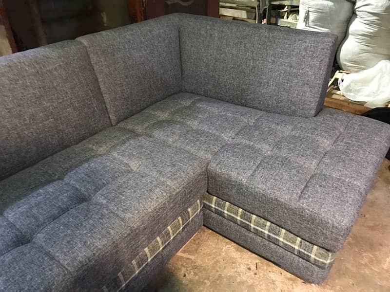 L shape corner sofa set . , 3