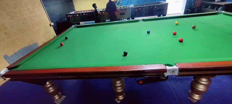 snooker table used 6x12 good candation 2