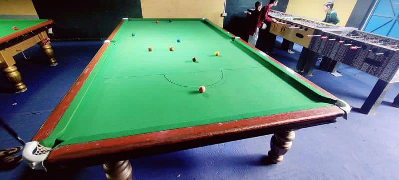 snooker table used 6x12 good candation 3