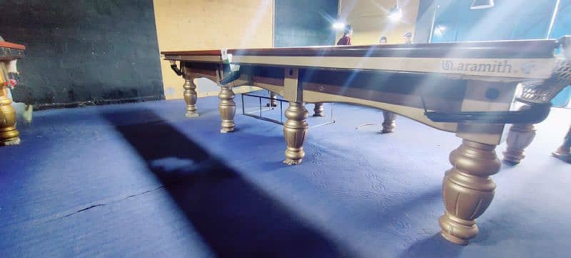 snooker table used 6x12 good candation 5