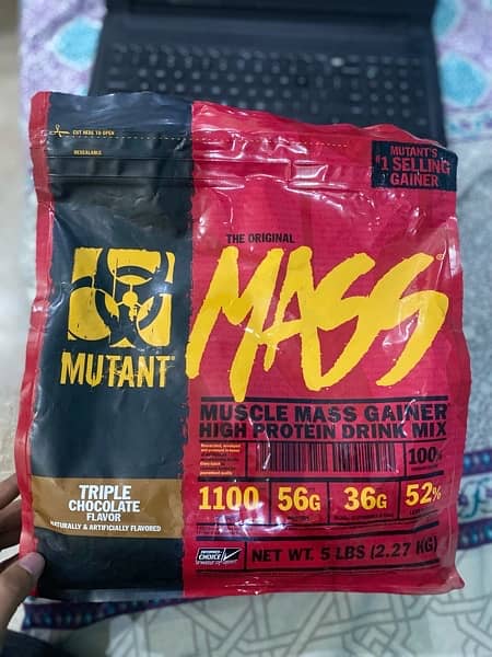 Muscle Mass Gainer Gym Mutant Unused 0