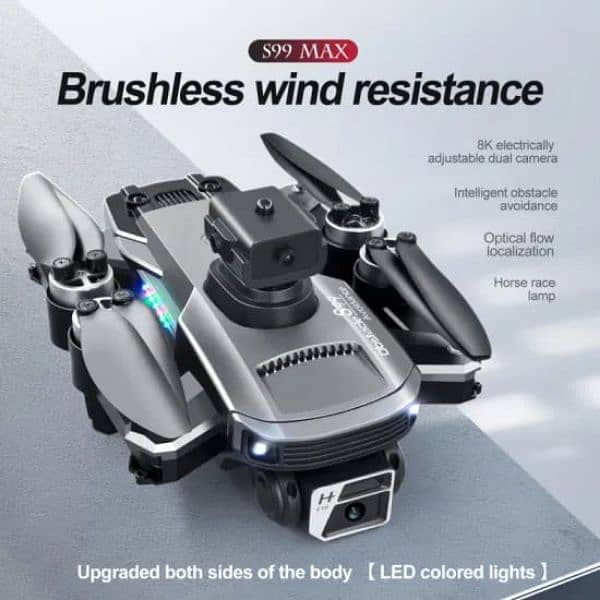 S99 pro max drone camera brushless motors dual camera 4k result 12