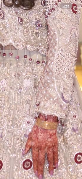 bridal dress for walima ( designer dress) ELAN 7