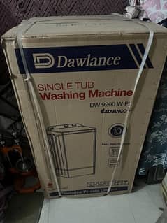 brand new dawlance maching machine