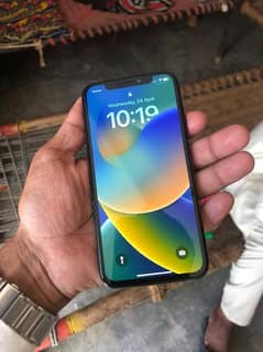 iphone x PTA approved face issu betry 100