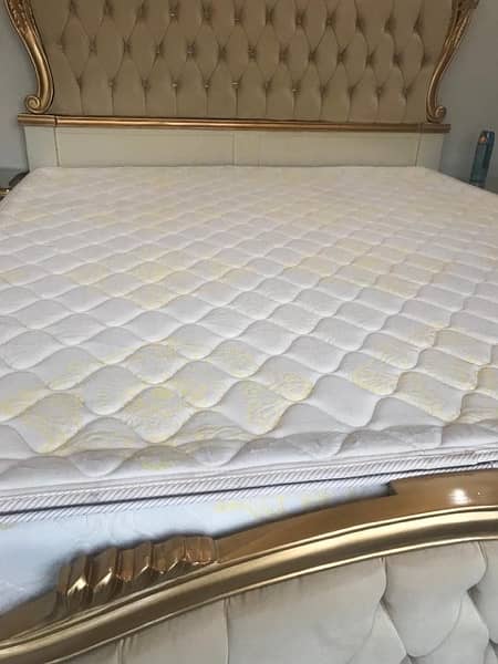 Beautiful wooden bed set for sale 3