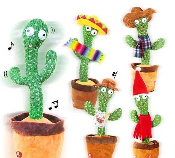 Dancing Cactus Plush Toy For Kids 1
