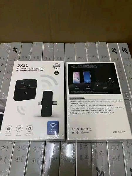 SX31 Wireless Microphone | For type c | Iphone | Android | Dslr Camera 1