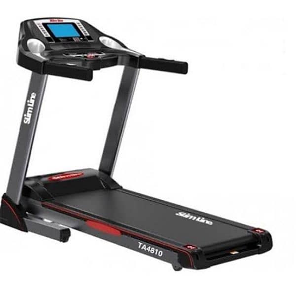 slimline running jogging treadmill 2hp gym and fitness machine 0