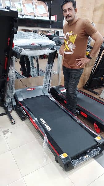 slimline running jogging treadmill 2hp gym and fitness machine 3