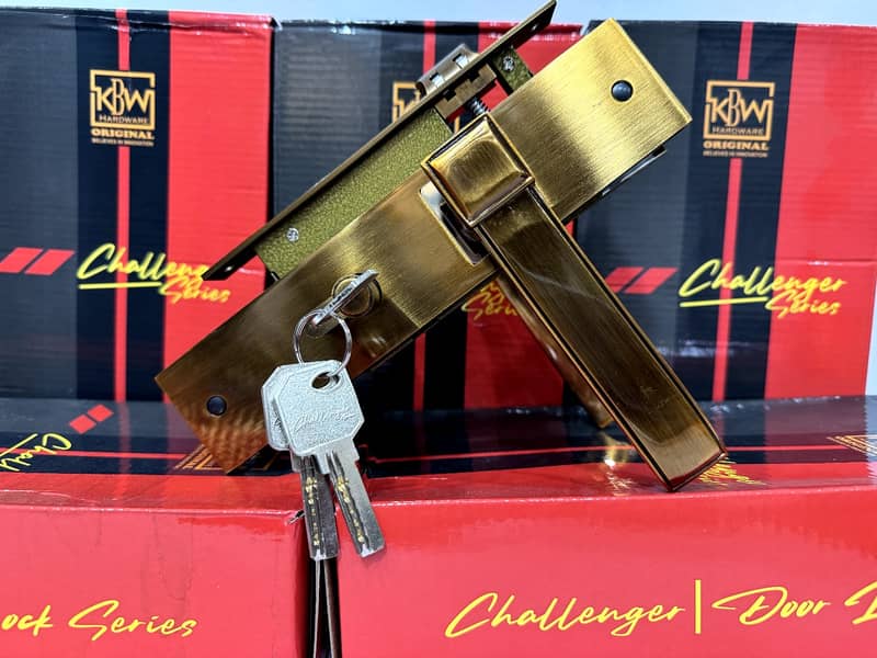 Door handle lock with complete set (  Challenger Series) 5